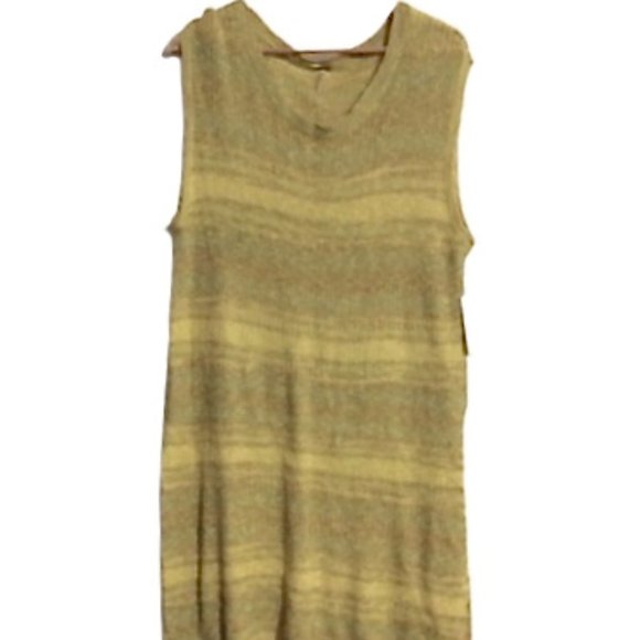 Free People Lemon Comb Striped Sleeveless Tunic M - Picture 3 of 4